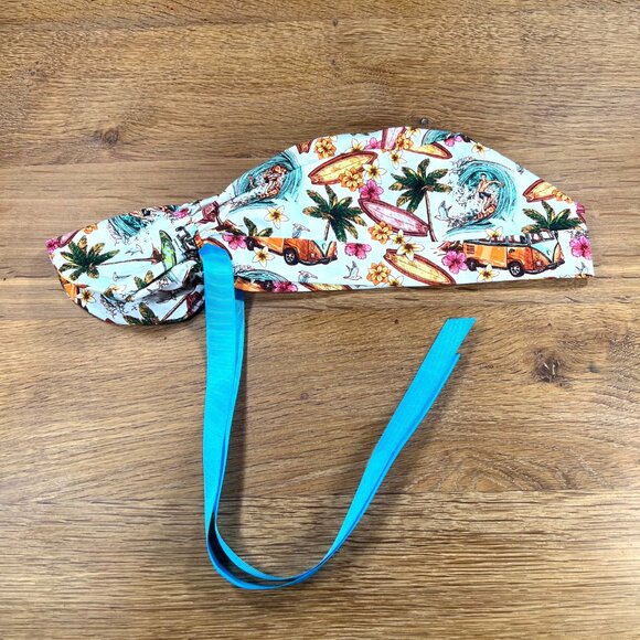 NWOT 5 Ponytail scrub caps bundle scrub hat surgical cap ponytail scrub hat - Picture 14 of 16